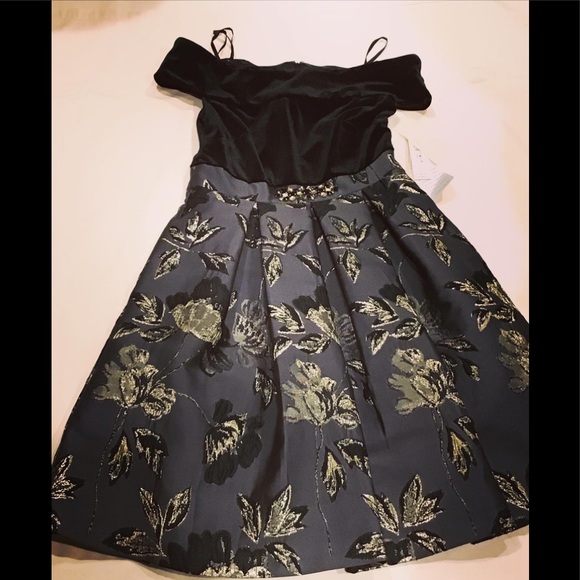 Eliza J Dresses & Skirts - Eliza j midi puffy contrasting cocktail dress